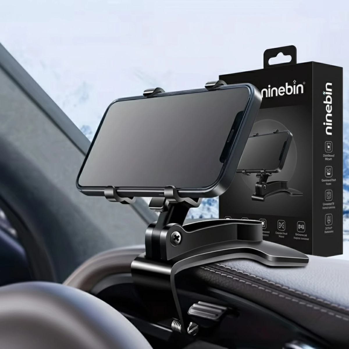 🔥Last Day 50% OFF🔥Universal 360° Dashboard Phone Holder Ninebin™